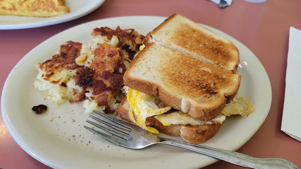 Eggs Swiss Cheese & Bacon Sandwich
